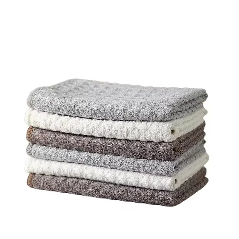 Custom Multi-colors 80% Polyester 20% Polyamide Waffle Microfiber Kitchen Beach Towel Raw Material Fabric Roll