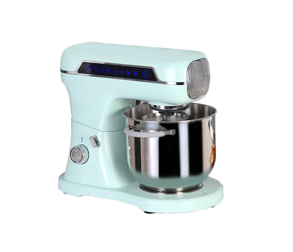 full metal gear system DC motor 1500W 7L Aluminum Die Cast Housing Stand Mixer