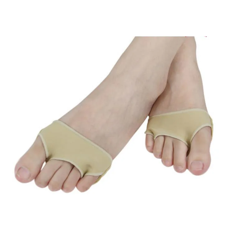Gel Metatarsal Ball of Foot Cushion Pads High Quality Fabric Opp Bag Beige Silicone Shoes and Insoles Silicone Sock Foot Care