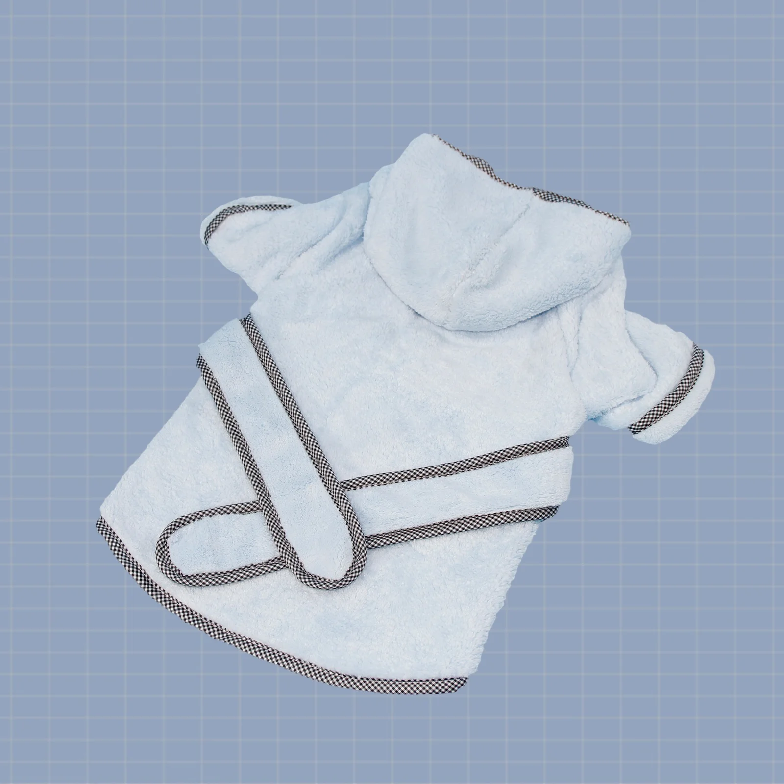 Factory Direct Fashion White  Skin-friendly Pet Bathrobe Custom Embroidered Logo Microfiber Towel