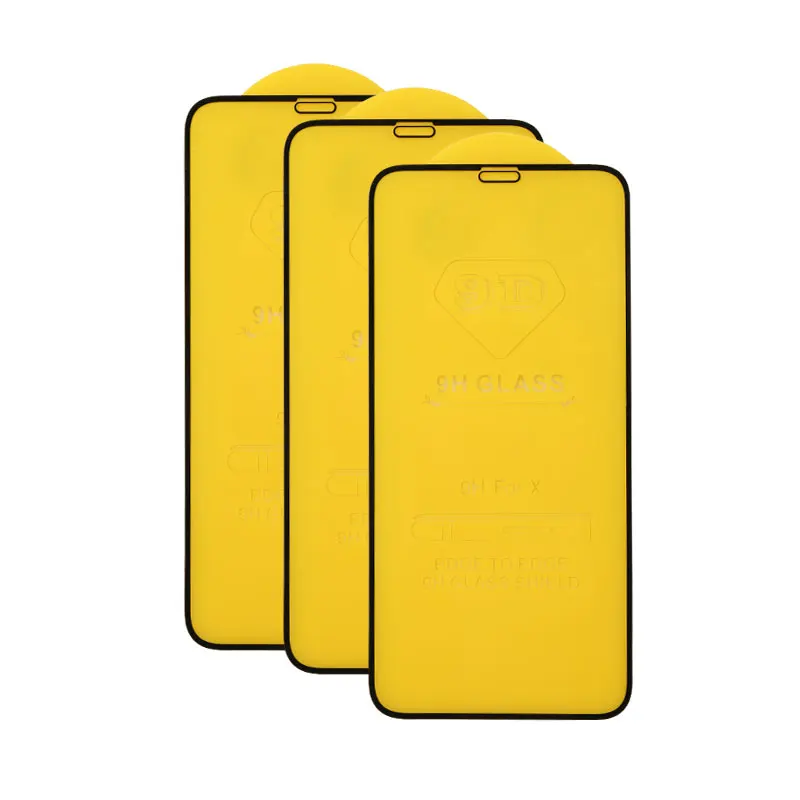 Anti-scratch 0.33mm 9D 21D Full glue screen protector de celular for iphone14 Tempered Glass micas vidrio templado para celular