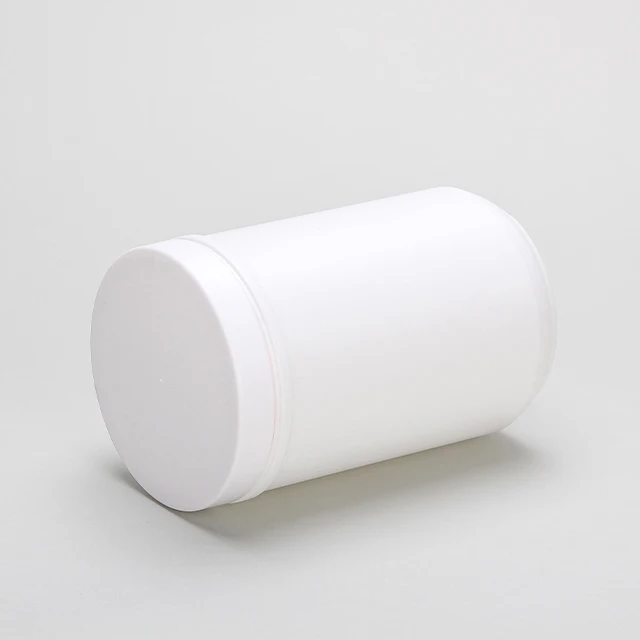 Custom Round Plastic Jars HDPE Container Protein Powder Jar Travel Plastic Bottle Storage Jars 1000ml