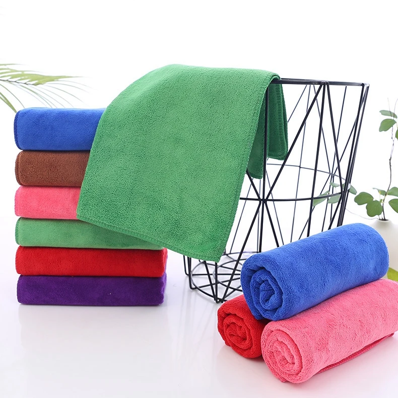 Cheap Factory Price Home Microfiber Towel Set Cleaning And Detailing, 50x70 Cm Drying Towels For Car Wash