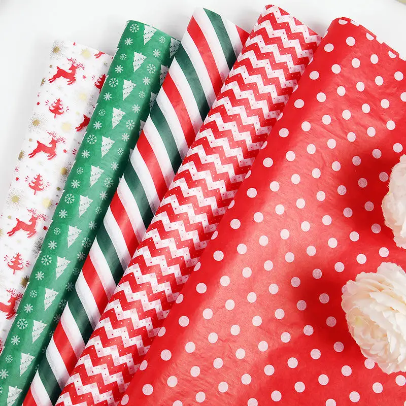 Stylish and shiny wrapping gift paper wrapping tissue paper Gold supplier Christmas gift wrapping paper roll