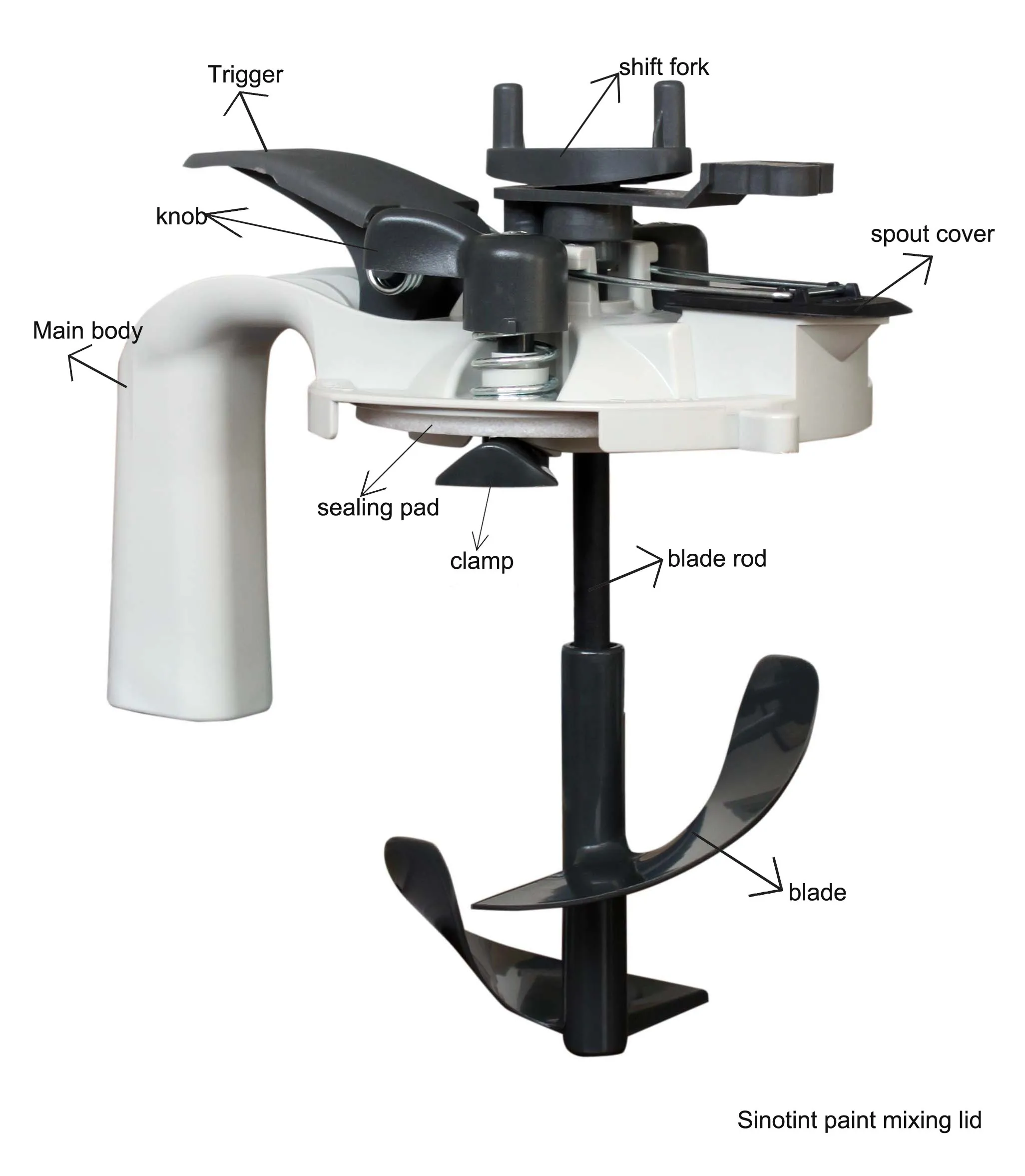 Mini portable paint mixer