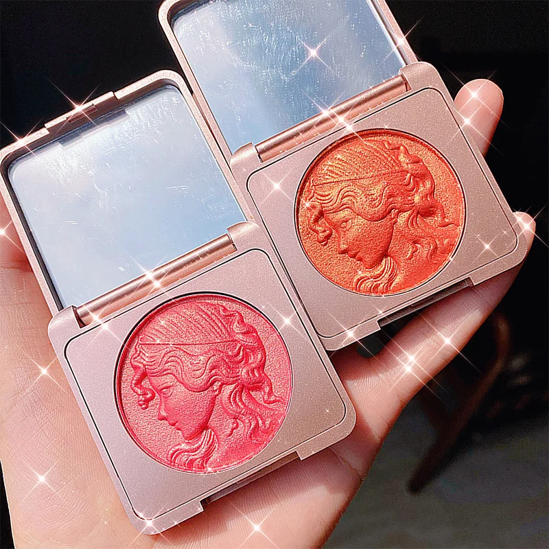 Blush Highlighter Daily Makeup 3D Embossed Makeup Private Label