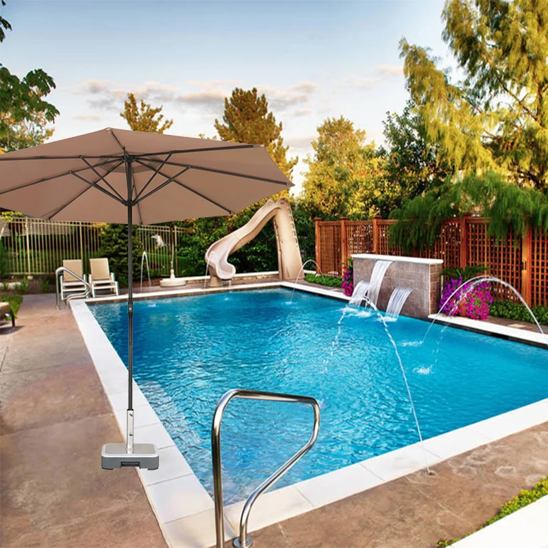 Производственная цена, большой размер, открытый зонт для внутреннего дворика, круглый открытый зонт для внутреннего дворика с 8 ребрами