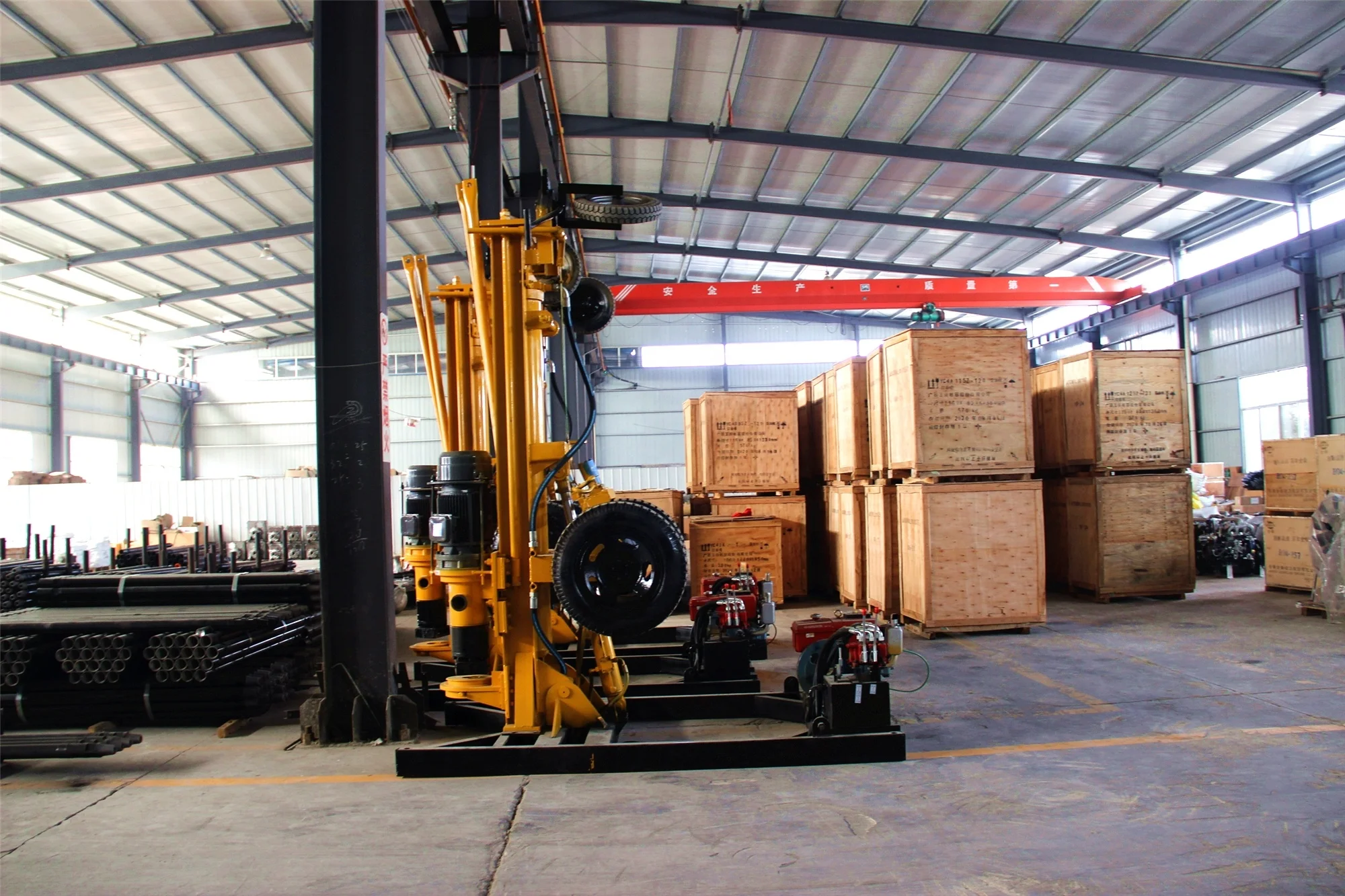 Good sale 200 water drilling used small portable drilling rig machine for sale in china