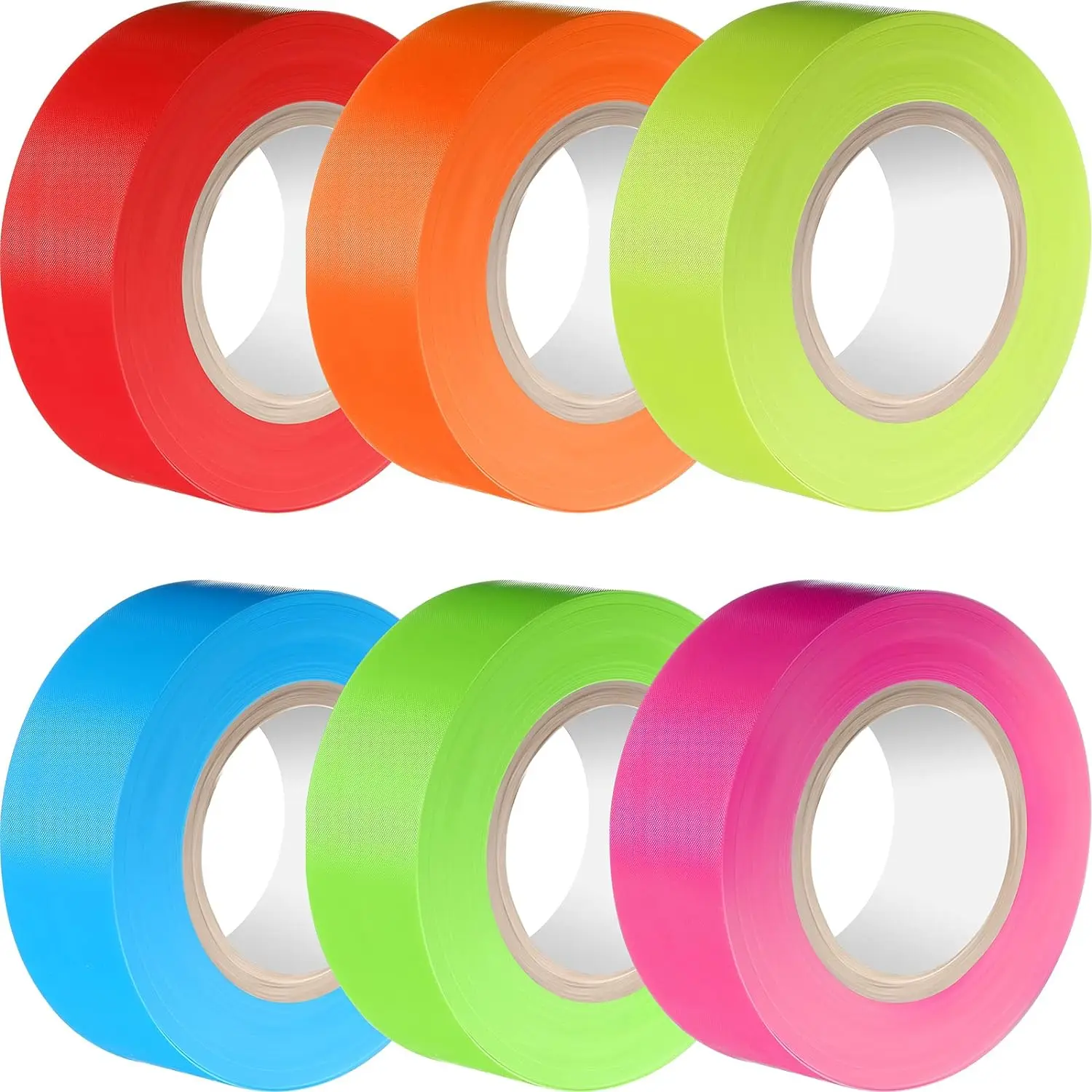 MANCAI Wholesale Survey Flagging Tape 10pcs Plastic Flagging Tape Non Adhesive