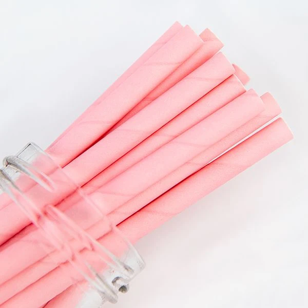 Bio Custom design straight paper drinking straw