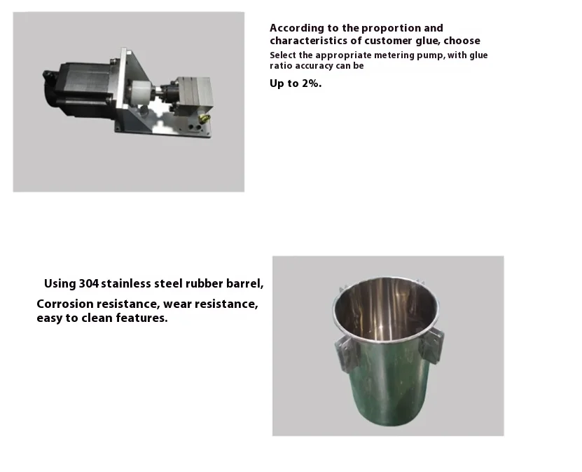 Large scale fully automatic glue dispensing machine equipment gear pump dual head and dual component AB glue dispensing machine