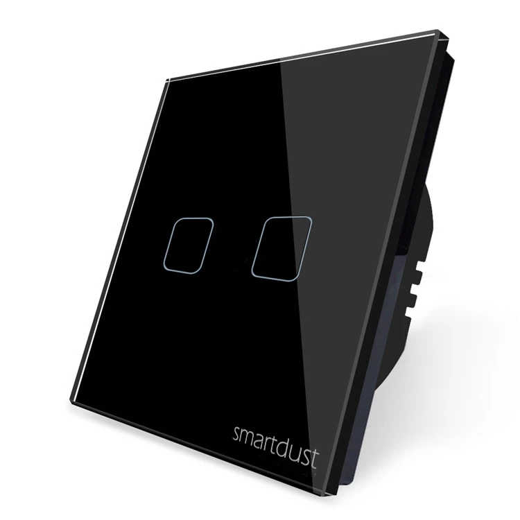  Умный домашний контроллер Smartdust Европейский и британский стандарт голосовое управление Google Home Alexa технология умного дома 2 клавиши wi-fi