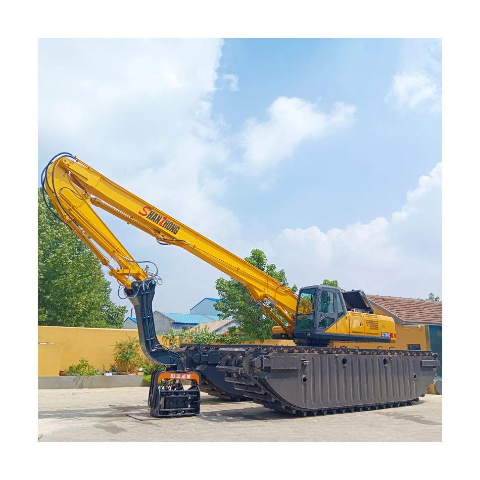 Shanzhong swamp amphibious dredger Sand dredger SZ380C multipurpose excavator for sale