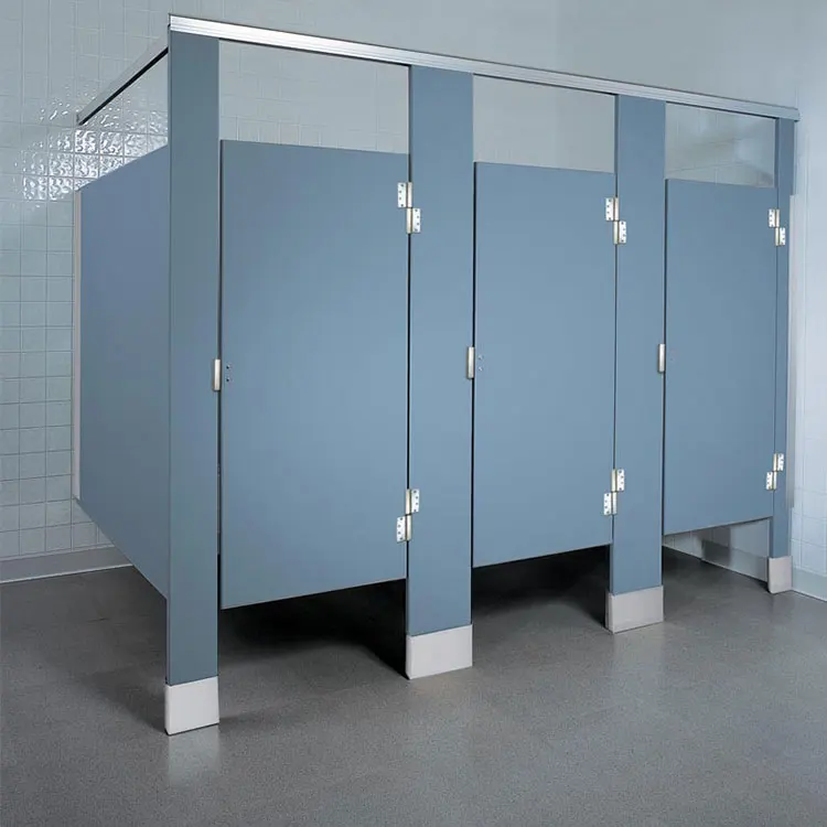 Wc private toilet partition Waterproof hpl toilet cubicles WC partitions system for mail felamle