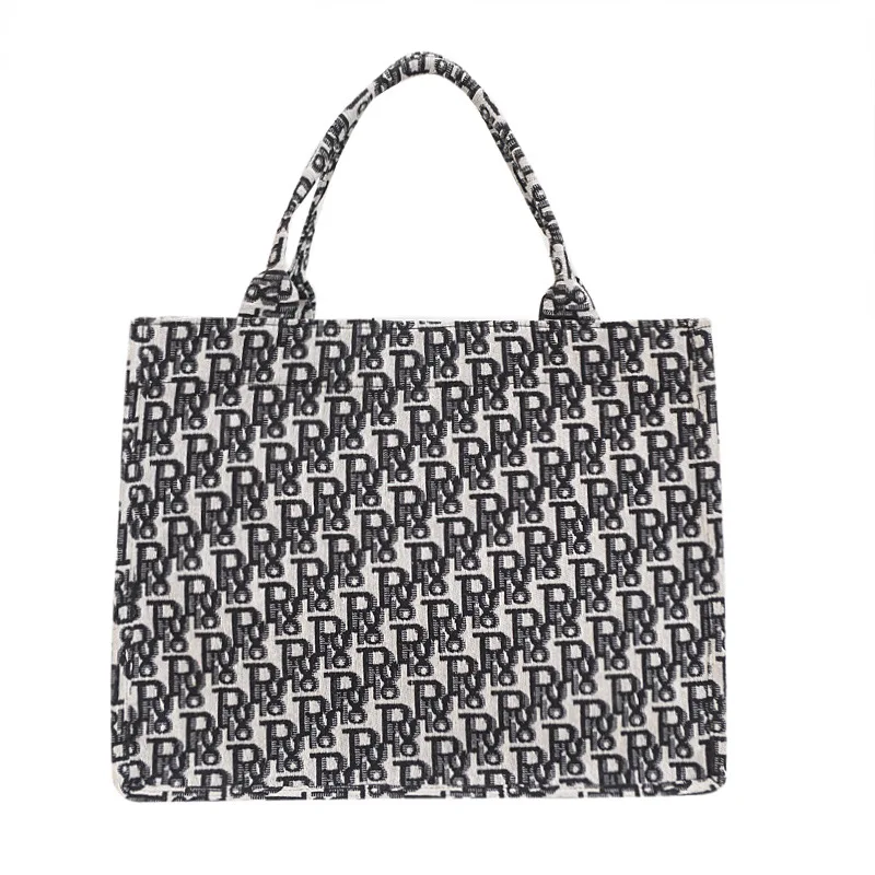 2023 Fashion Canvas Women Bags Handbag Portable  Shopping  Storage Bag  For Ladies Women