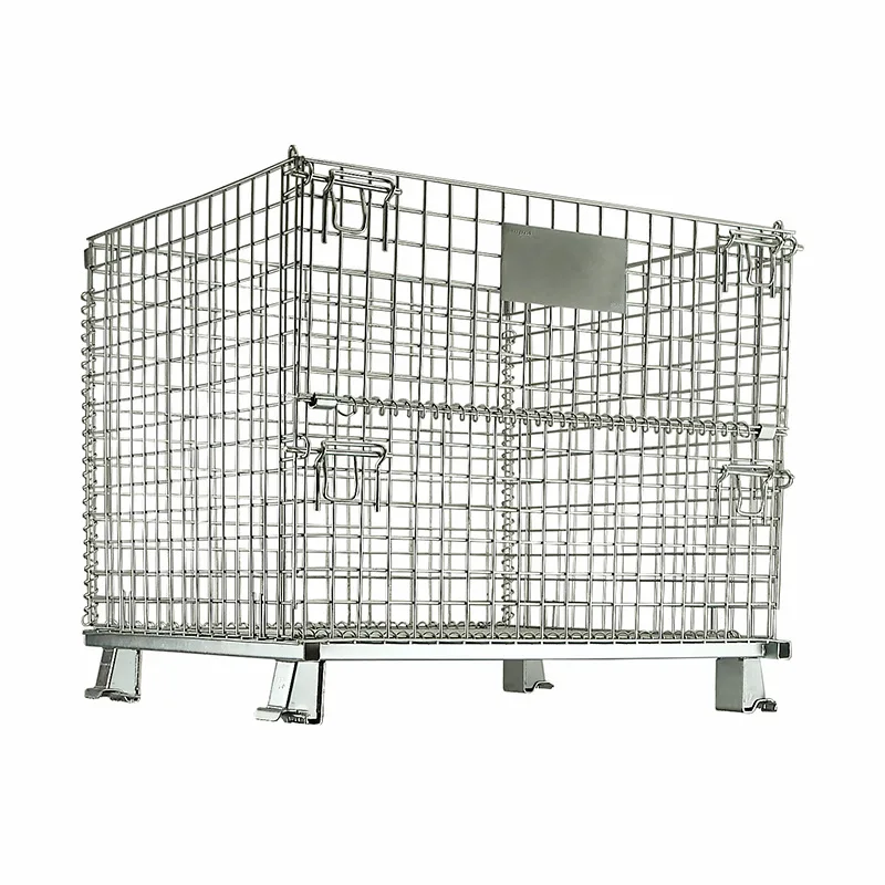 Custom Strong Loading Capacity Stackable Cages Wholesale Stock Metal Storage Cage