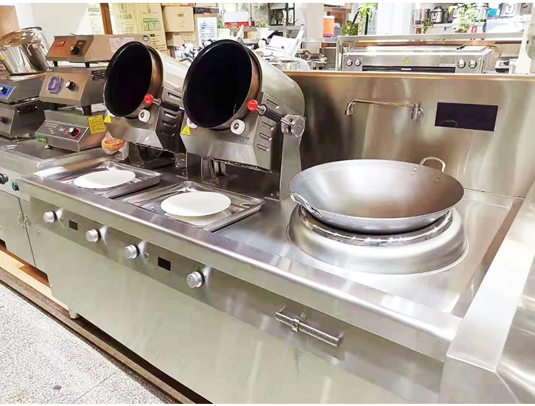 
Shentop Commercial Intelligence Electric Multifunction Automatic Non-Stick Pot Egg Fried Rice Cooking Drum Type Stir Fry Machine 
