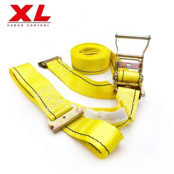 Heavy duty 2-дюймовый ratchet сковать ремни 50 мм 4400lbs e-трек трещотки галстук вниз стяжный грузовой ремень для перевозки