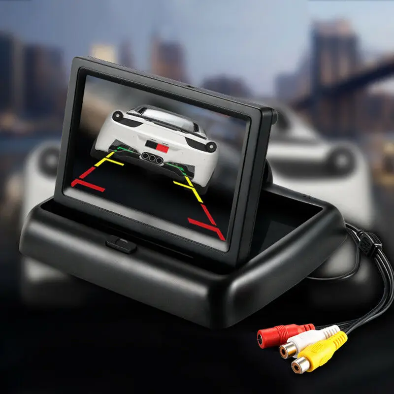 Hot-selling  LCD with HD Rear View Digital Display NTSC PAL Car  4.3 Inch Wired Portable Monitor