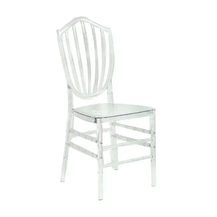 Лидер продаж 2023 акриловые стулья Тиффани белый свадебный прозрачный стул из
