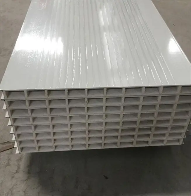 New Material Good Quality Rock Wool Exterior Wall Rock Wool Magnesium Sandwich Roof Panel With Pu/Pir Double Side Seal