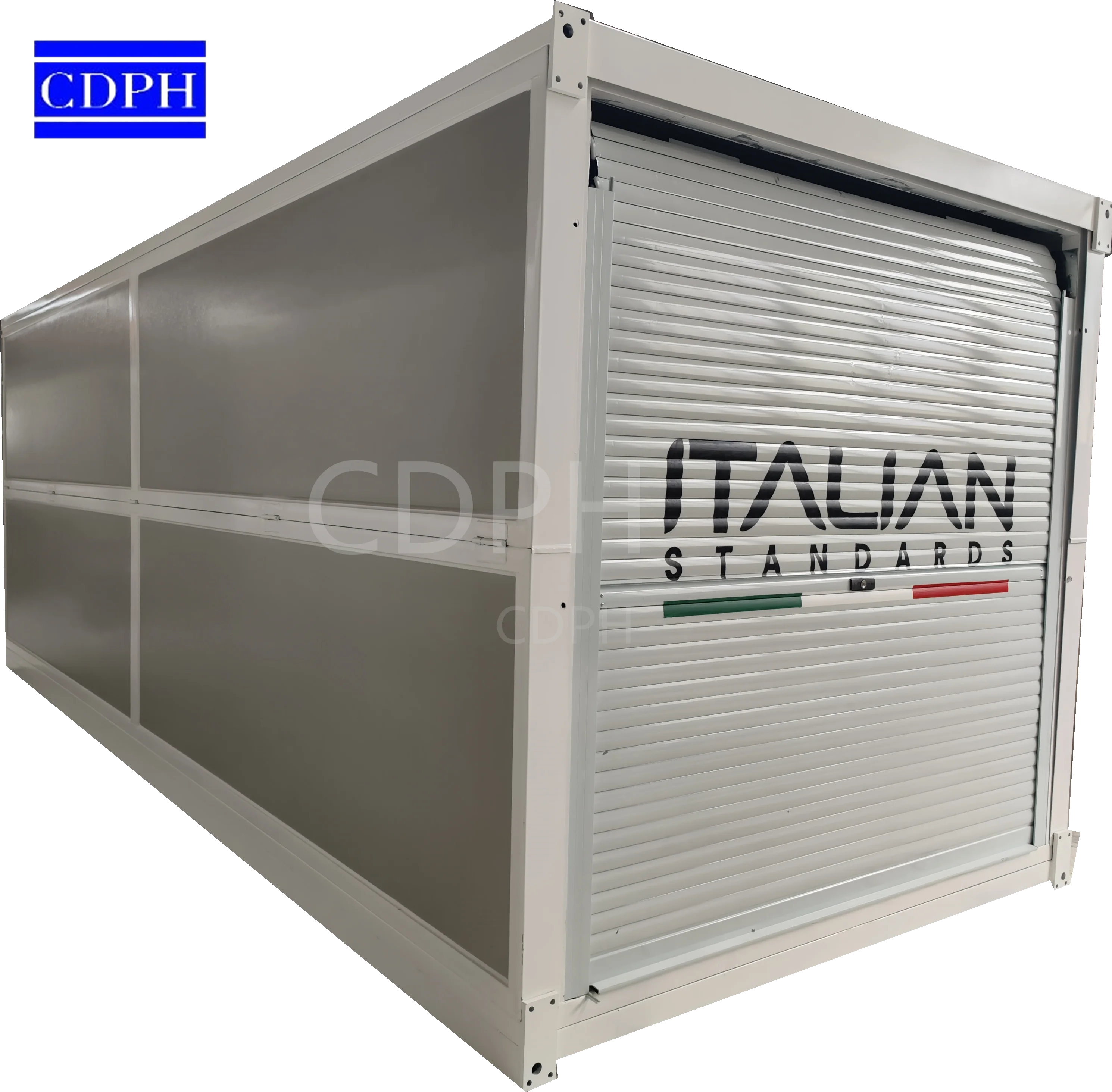 Manufacturer 20ft Prefab House Z Folding Container Storage Box Container House Prefabricated Mobile House Camp Office Customized