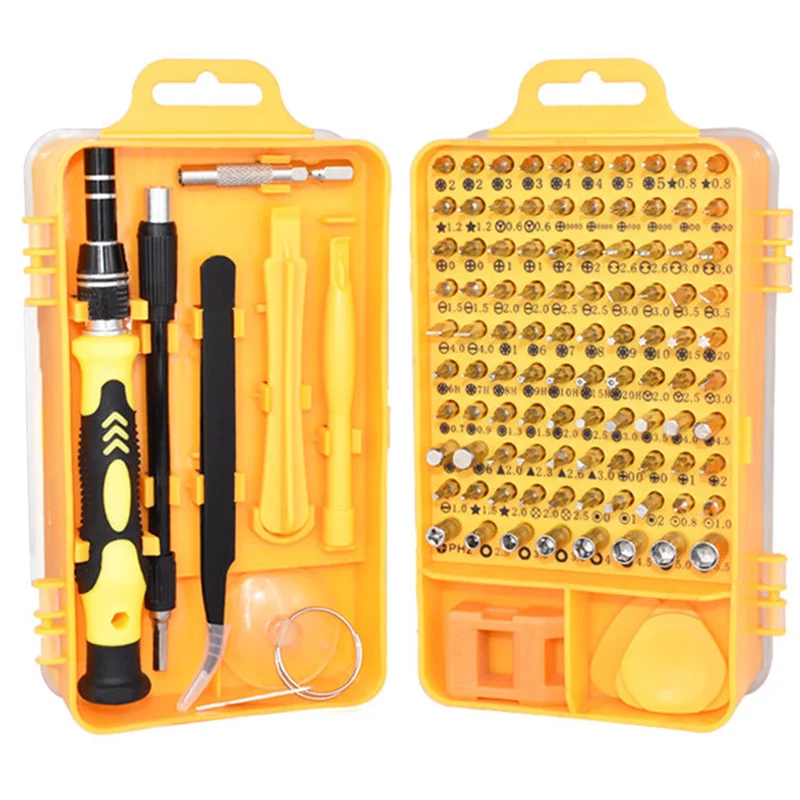 115 In 1 Screwdriver Set Magnetic Torx Phillips Screwdriver Bit Precision Screw Driver Repair Mobile Phone PC Hand Tools
