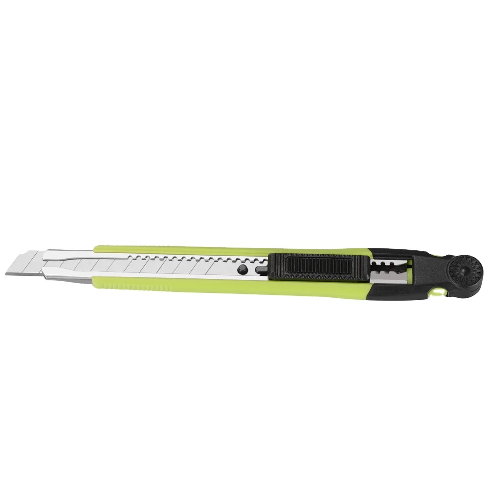 Retractable  9mm blade  ABS plastic snap off craft knife