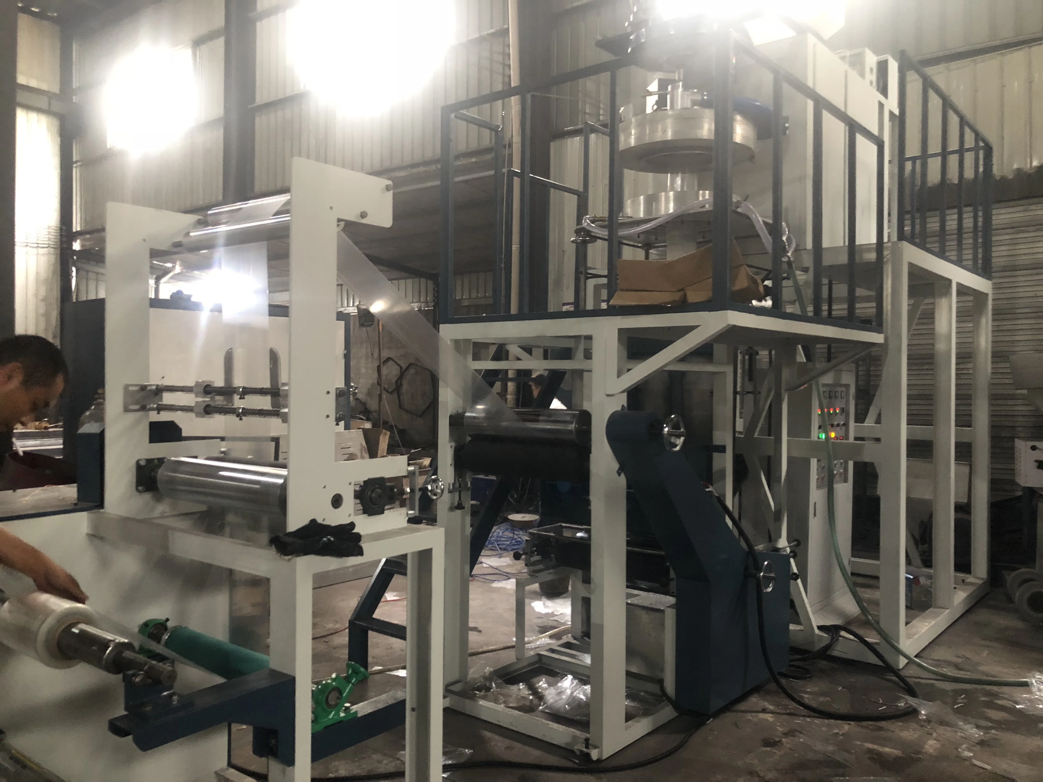 500 мм полипропиленовая пленка pp машины выдувной Плены машина полипропиленовые пленки дуя машина