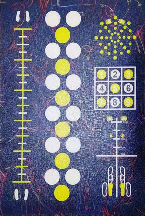 Basketball court pvc vinyl sport flooring fitness training 3D pattern customization gym floor mat