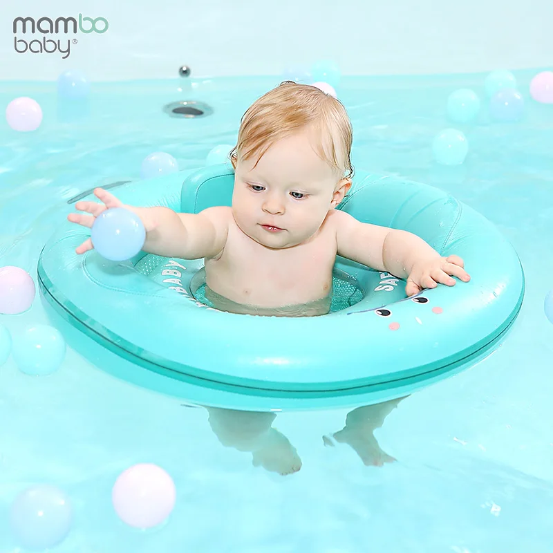 2021 Mambobaby Non-Inflatable Baby Swimming Ring Air Free Solid Baby Seat Float Kids Summer  Swimming Pool Floating Boat