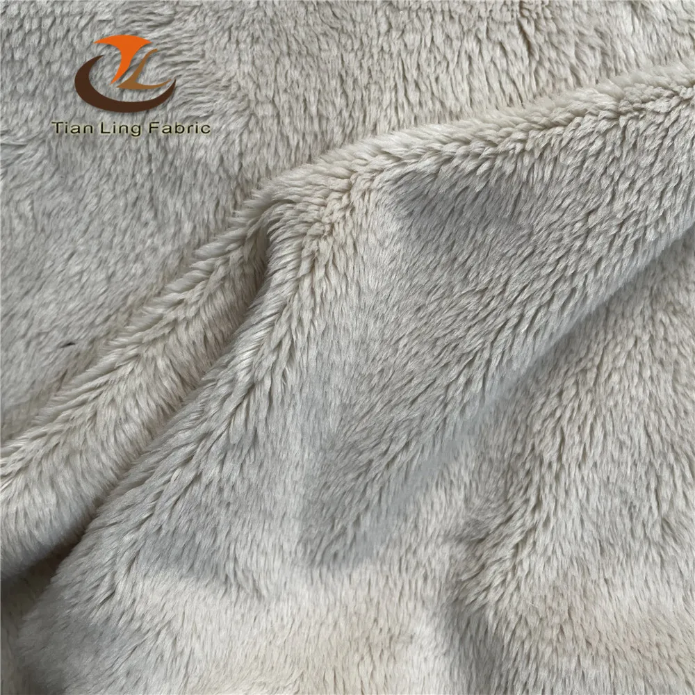 100 Polyester fleece brushed baby plush toy fabric soft toys fabric