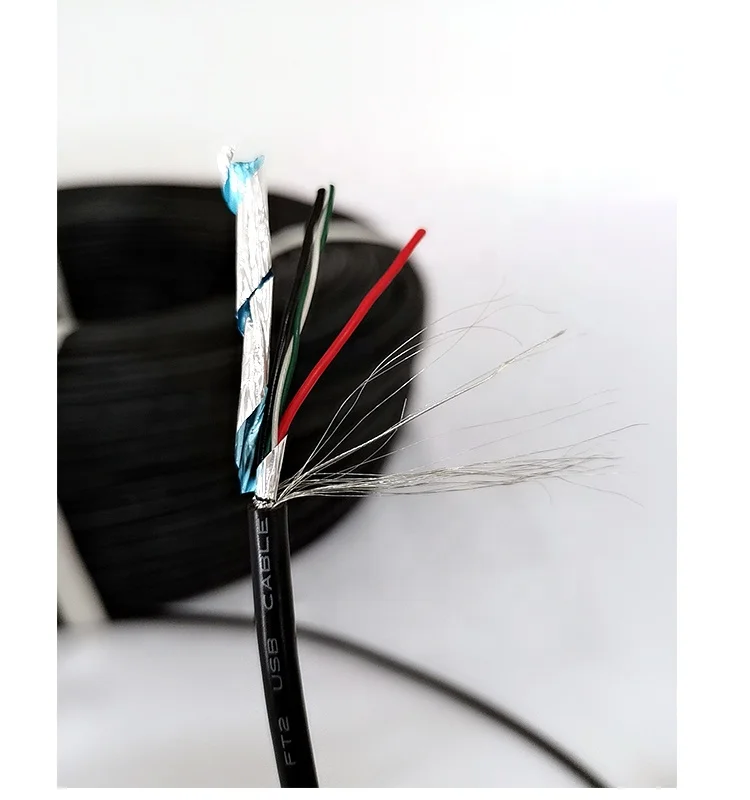 UL2725 26AWG 4 Core несколько дирижер данных экранированный