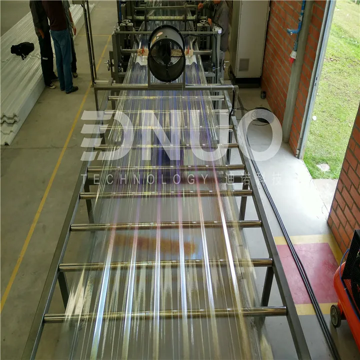 Transparent Fiber Glass FRP Roofing Tile Sheet Making Machine