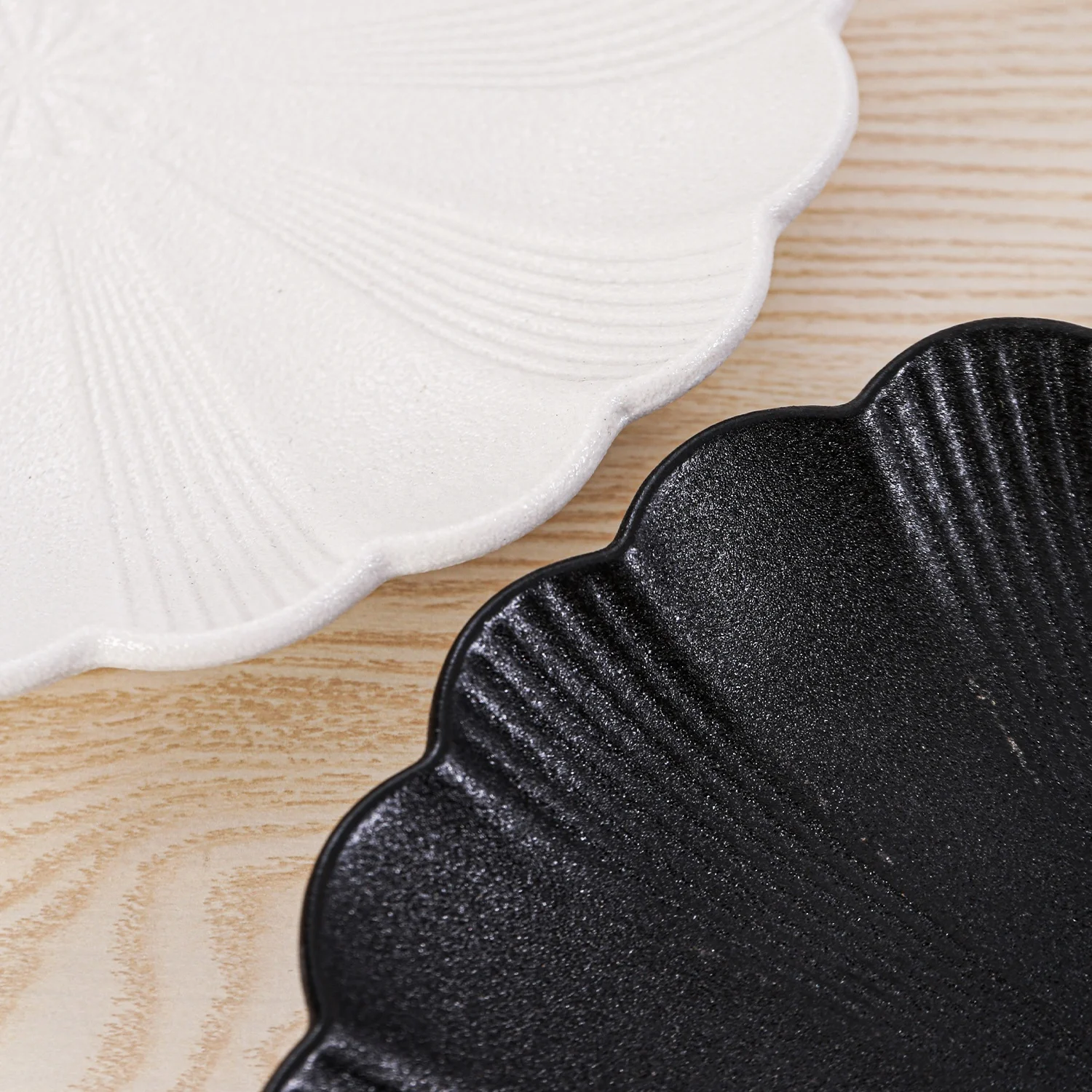 Ceramic Tableware Bowl Sets Black & White Nordic Dinnerware Restaurant Supplier, Porcelain Dish Plate, Ceramic Dinner Plate Dish