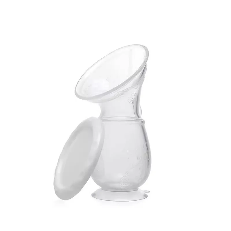 Portable Breast Pump Manual Silicone Breast Pump Spill-Resistant Breast Milk Pump For Mom Popular