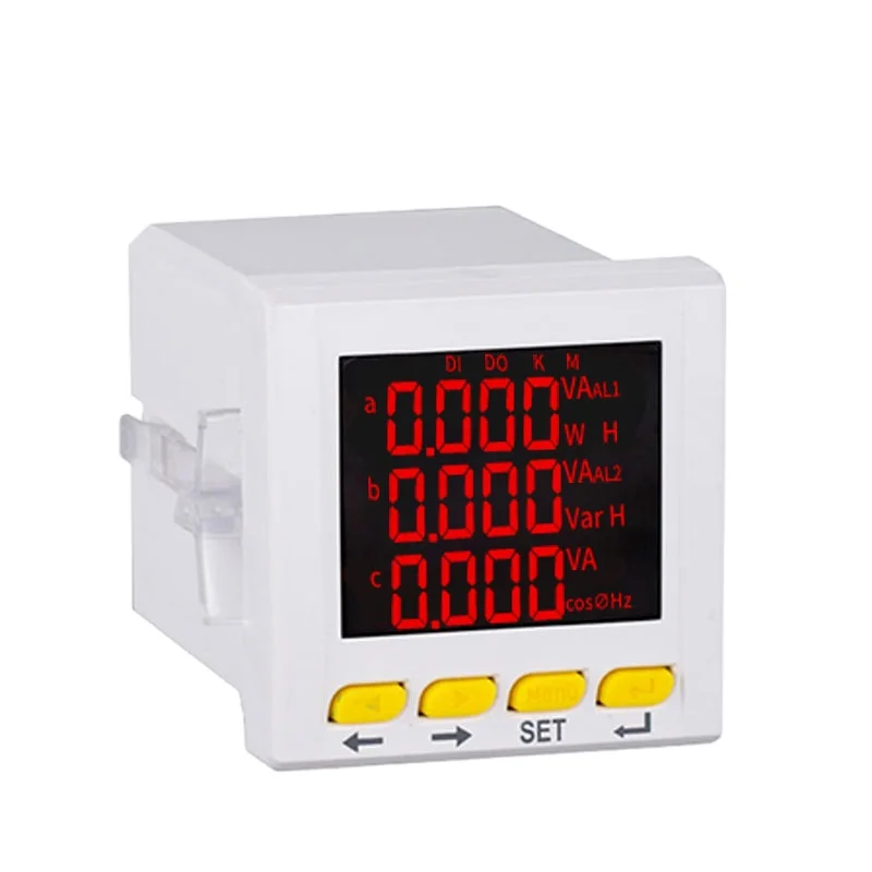 hight accuracy three phase electricity meter digital Energy meter wattmeter  analyzer current and voltage meter 0.5s  relay