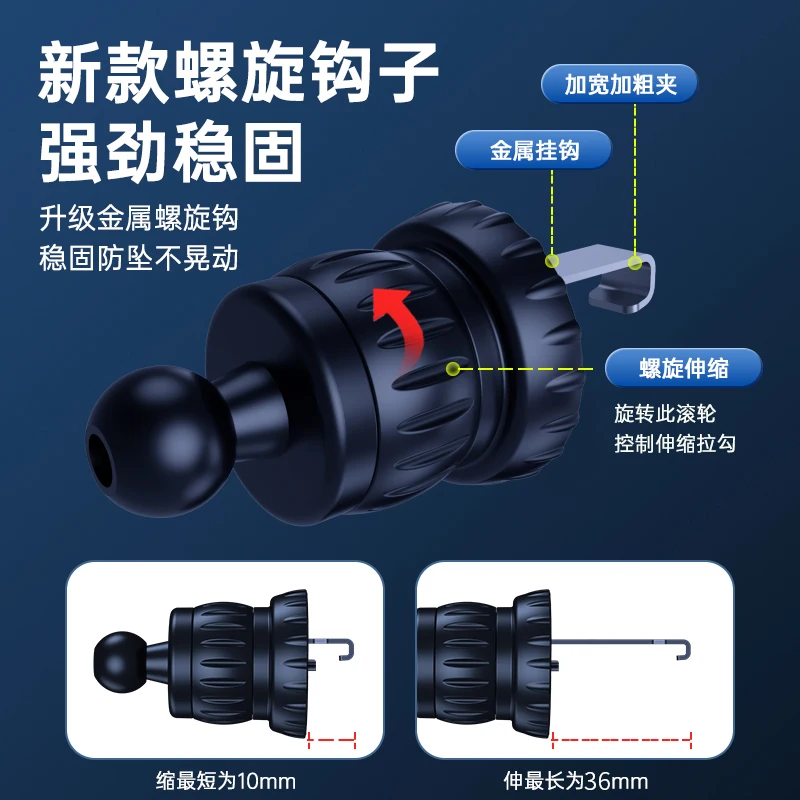 smart phone cell mobile holders bracket hook clip universal car air vent mount automatic block gravity phone holder