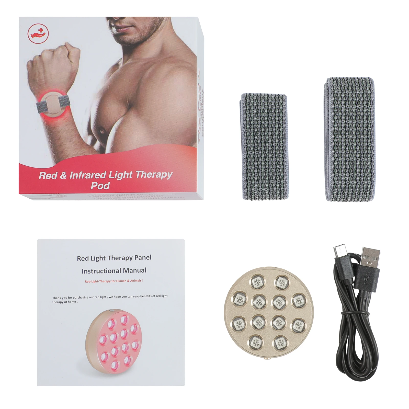 Flexible Led Panel Health And Wellness Devices Body Photon Products Red Infrared Light Therapy Equipment Nir Ir Phototherapy