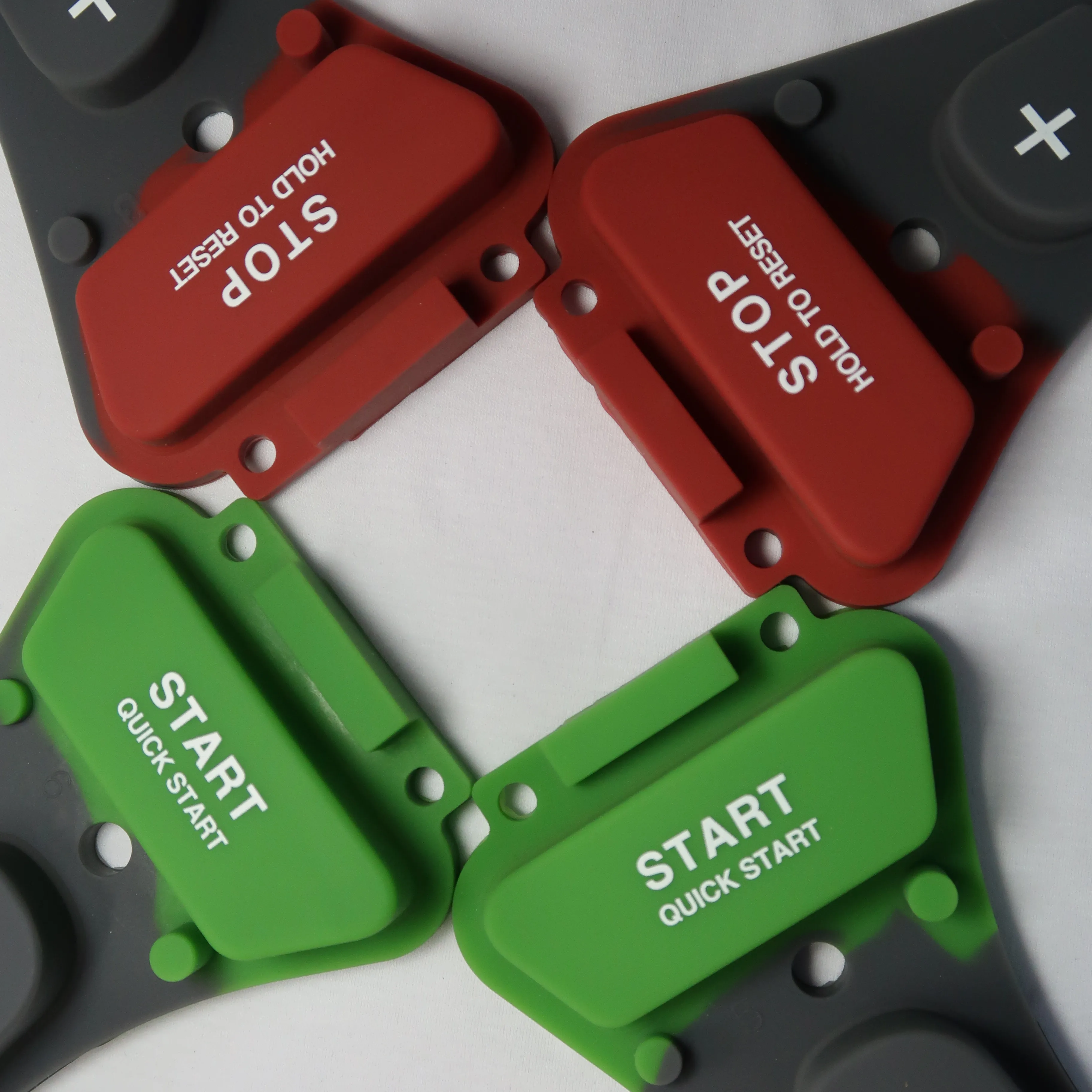 Регулируемая оптовая продажа силиконовых резиновых массажных клавиш для стула, электрическая массажная клавиатура для стула