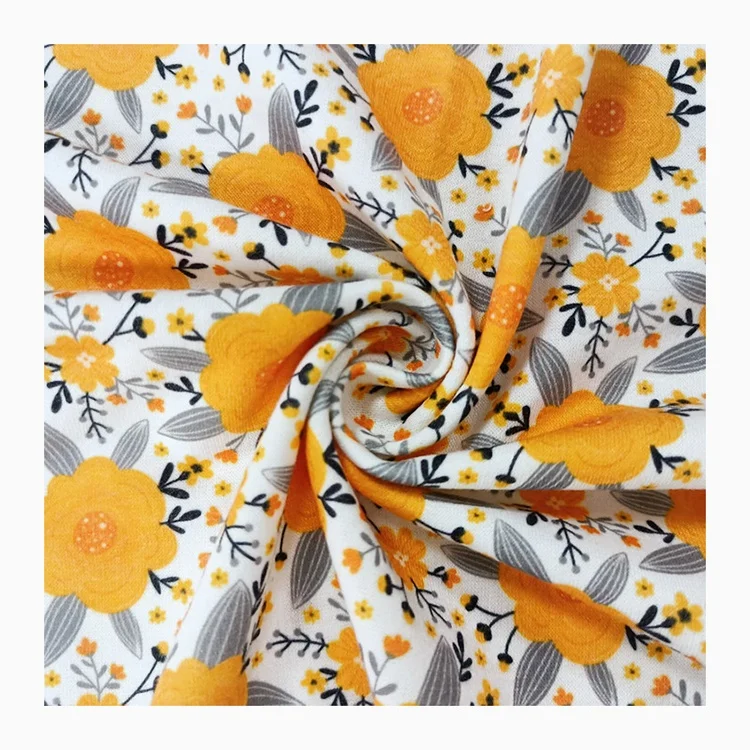 Good Quality paper printed 95%polyester 5% spandex camouflage french terry fabric