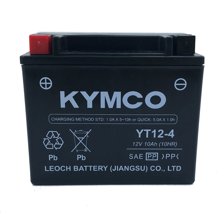 Motorcycle Battery For KYMCO Original Factory Rowing CT250 300 S350 S400 Battery YTX12-4 Storage Battery