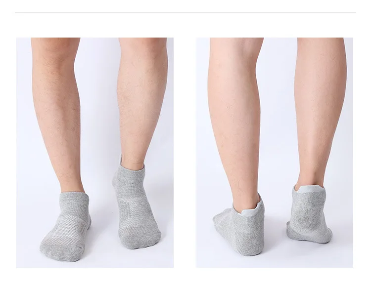 HUALIAN Eco-friendly Walking Running Baseball Antislip Compression Sports Socks Men