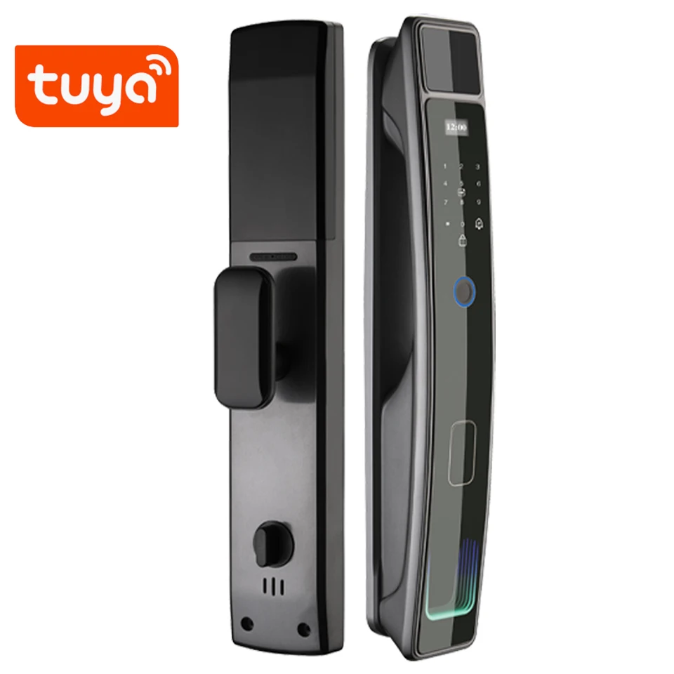 High Security TUYA WIFI Fully Automatic Fingerprint Digital Wifi Lock APP Control Door lock Keyless Digital Biometric Smart Lock
