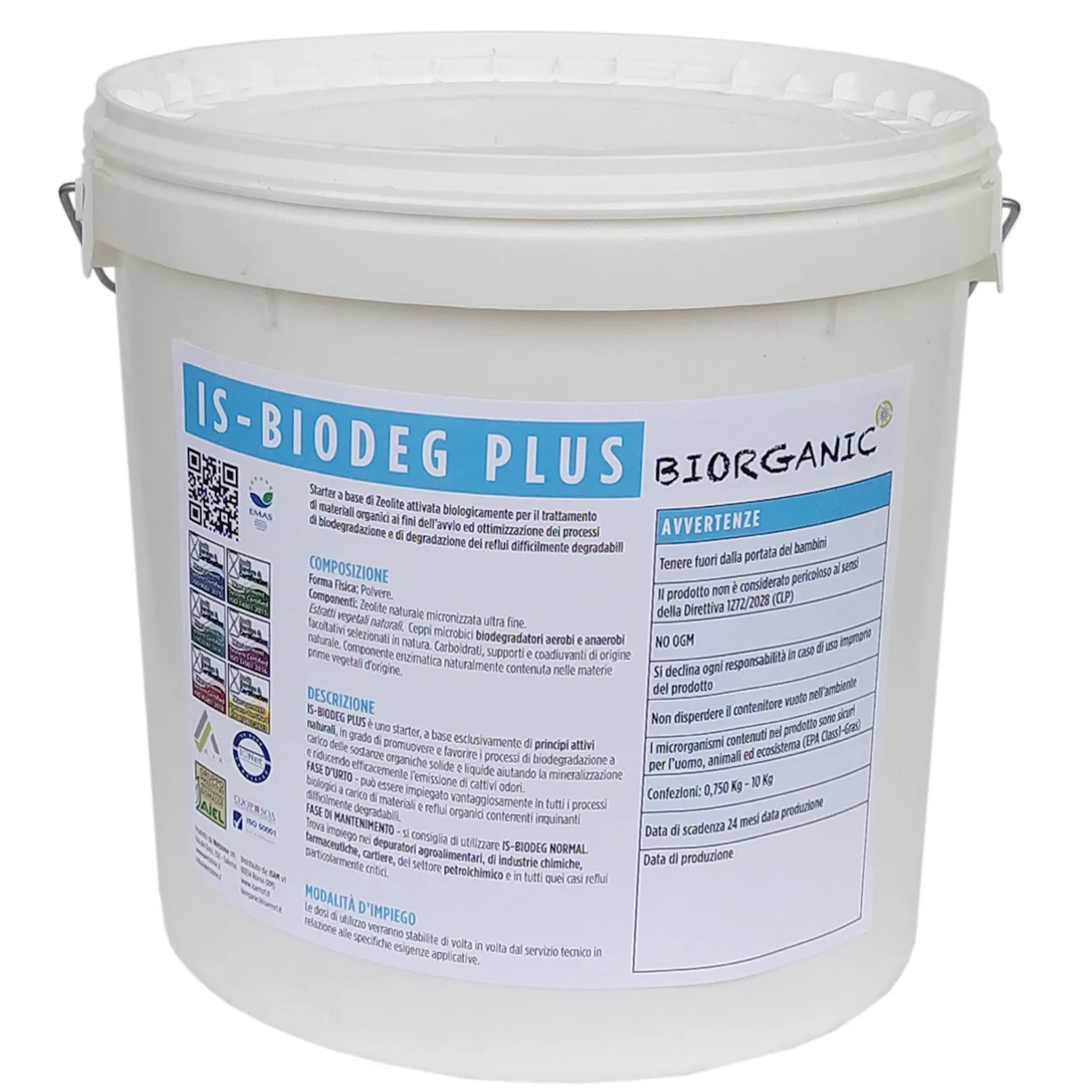 Biorganic Brand IS ZEOL BIODEG PLUS Natural Active Ingredients Sustainable Detergent Powder for Chemical and Pharmaceutical