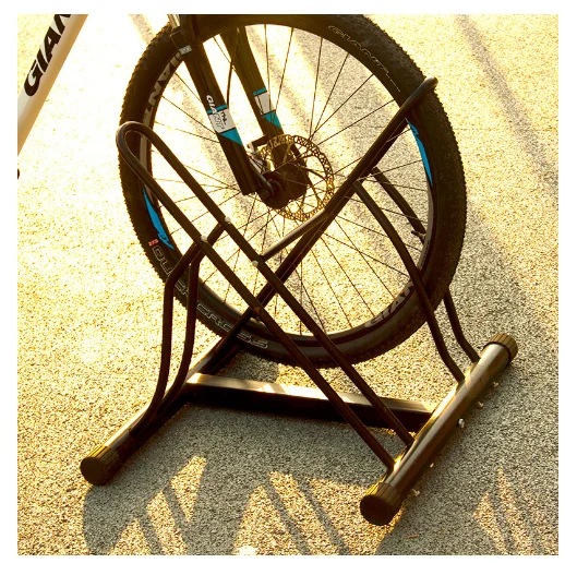 Black Steel Bike Stand Carrier Bicycle Parking Rack with 2 bike