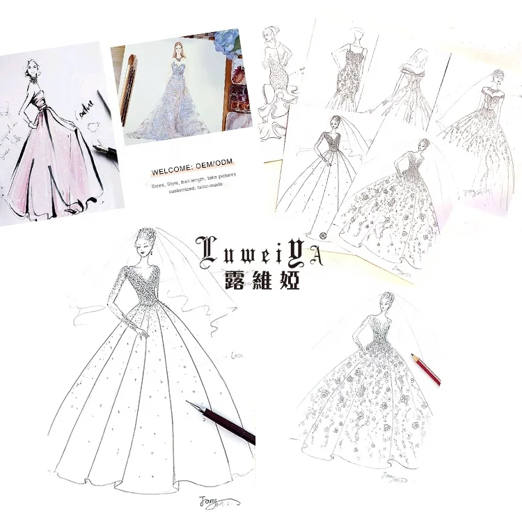 Hochzeitskleid Maternity Dresses Princess Women Ball Gown Beaded Shoulder Wedding Dress Bridal Gowns With Royal Train