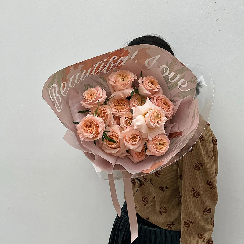 50x58cm Big Flower Gift Waterproof Wrapping Paper Craft Paper Florists Supplies Party Decorative Materials Flower Wrapping Paper
