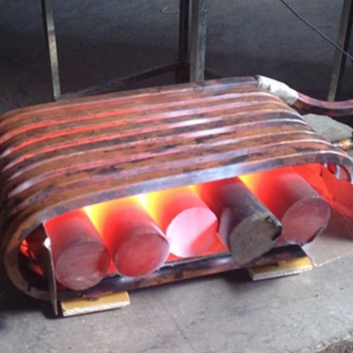 Heavy Duty Steel Billet Bar Heating Induction Forging Machine Induction Heating Generator