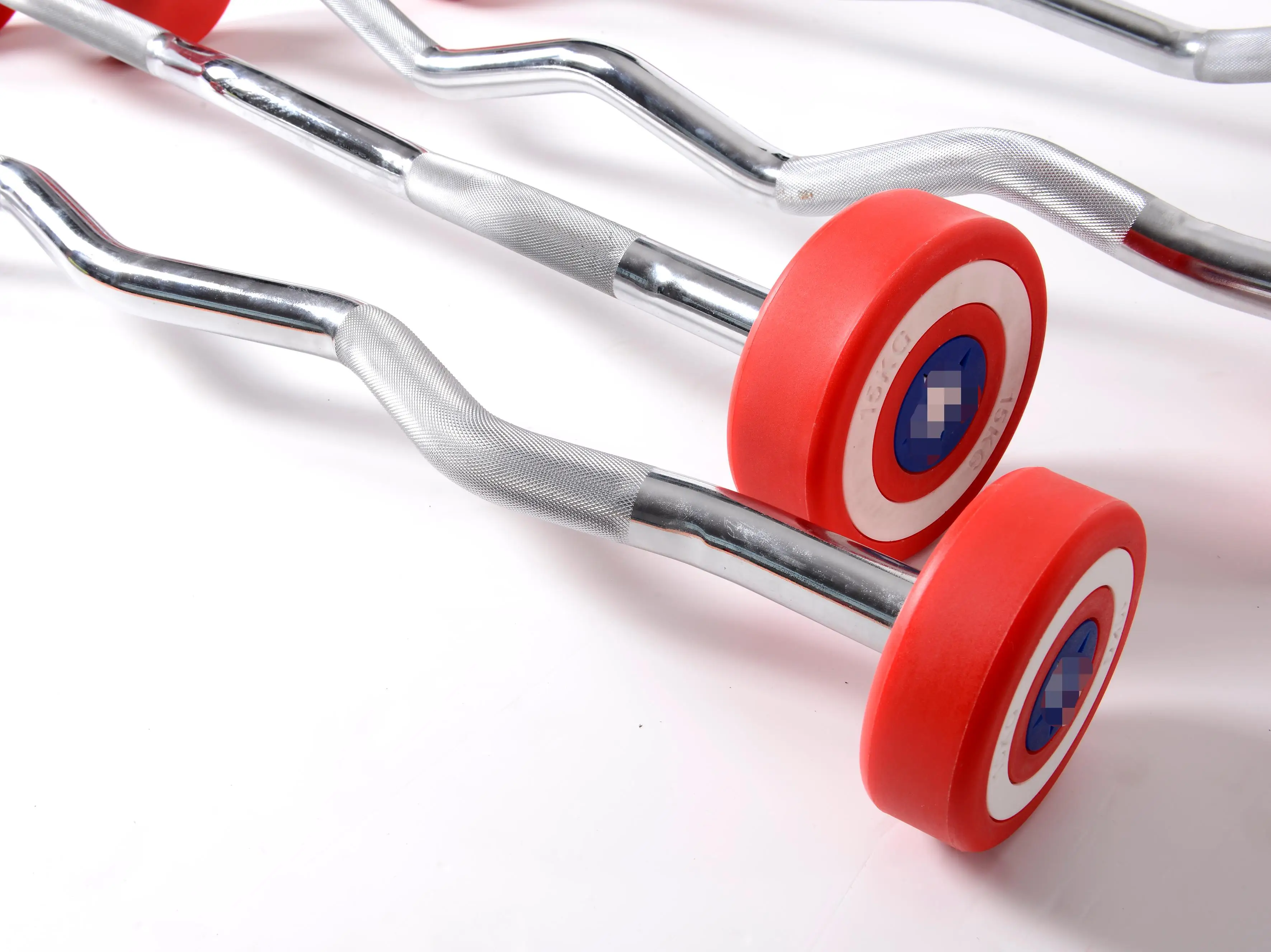 High Quality CPU Round Steel Barbell Weight lifting Barbell Eco Friendly CPU barbell 10 to 50 kg